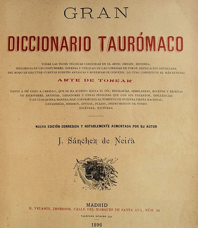 seobárbaro diccinario taurino